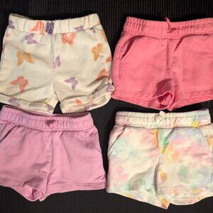Toddler Girl 2T Casual Sweatshorts - Toddler Play Clothes (Set of 4)
